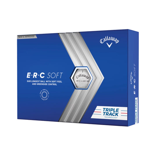 Golf 2023 ERC Soft Triple Track Golf Ball-White