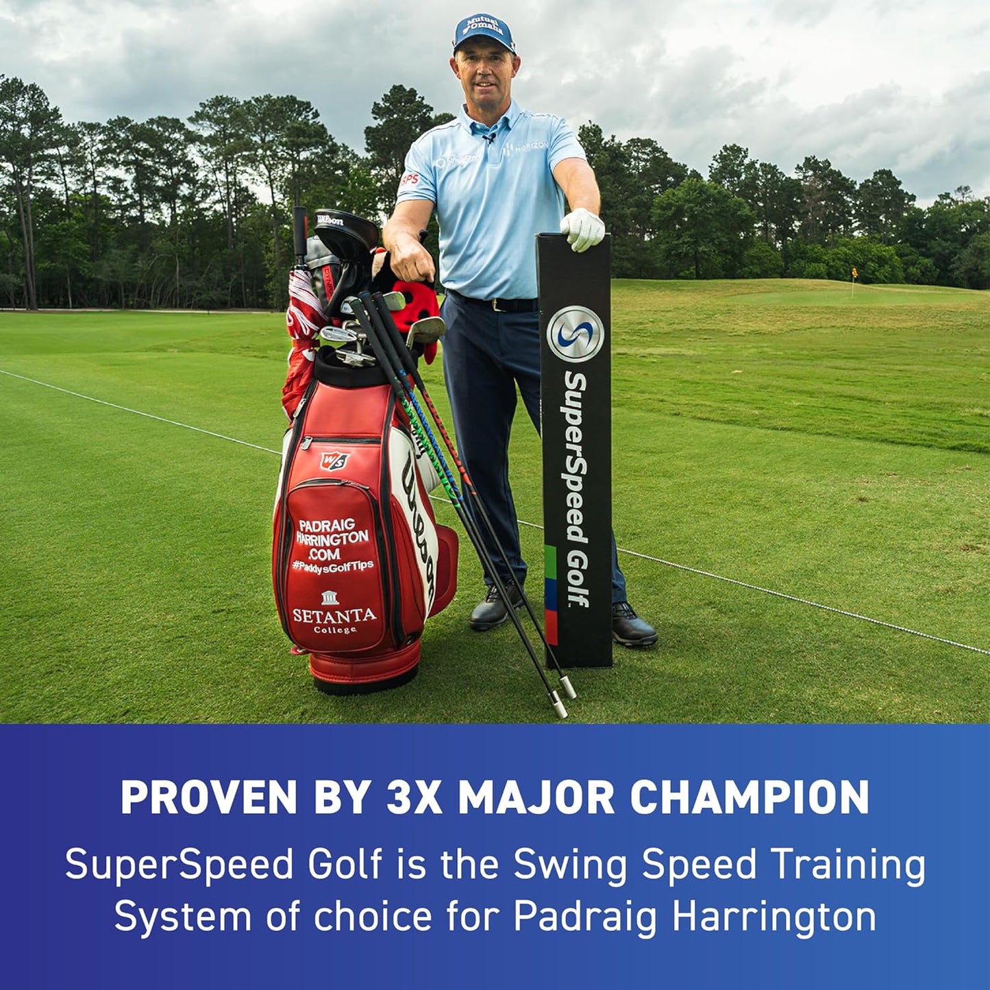 Superspeed Golf | Swing Speed Training System | Gain Swing Speed and 20 Yards | Speed Sticks™ Used by Padraig Harrington | Includes Online Training