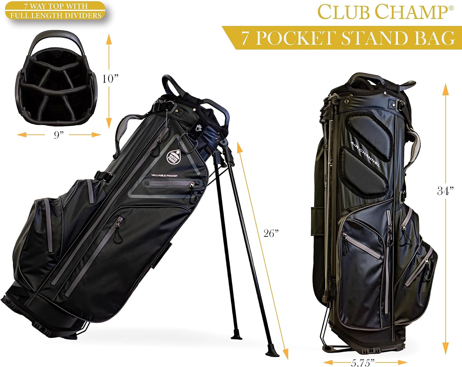 Waterproof Stand Golf Bag