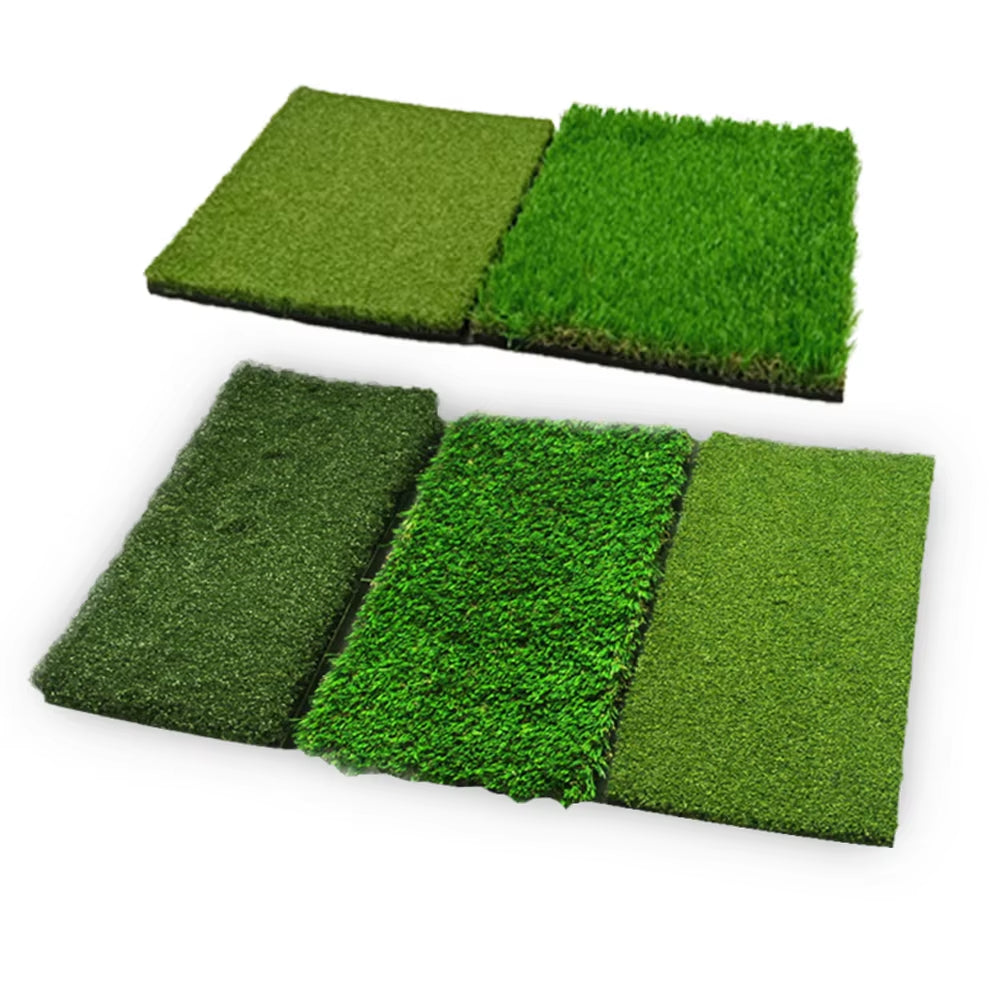 1Pcs Golf Hitting Mat 3 Grasses Golf Training Aids Indoor Outdoor Tri-Turf Golf Hitting Grass Golf Mats for Indoor Backyard