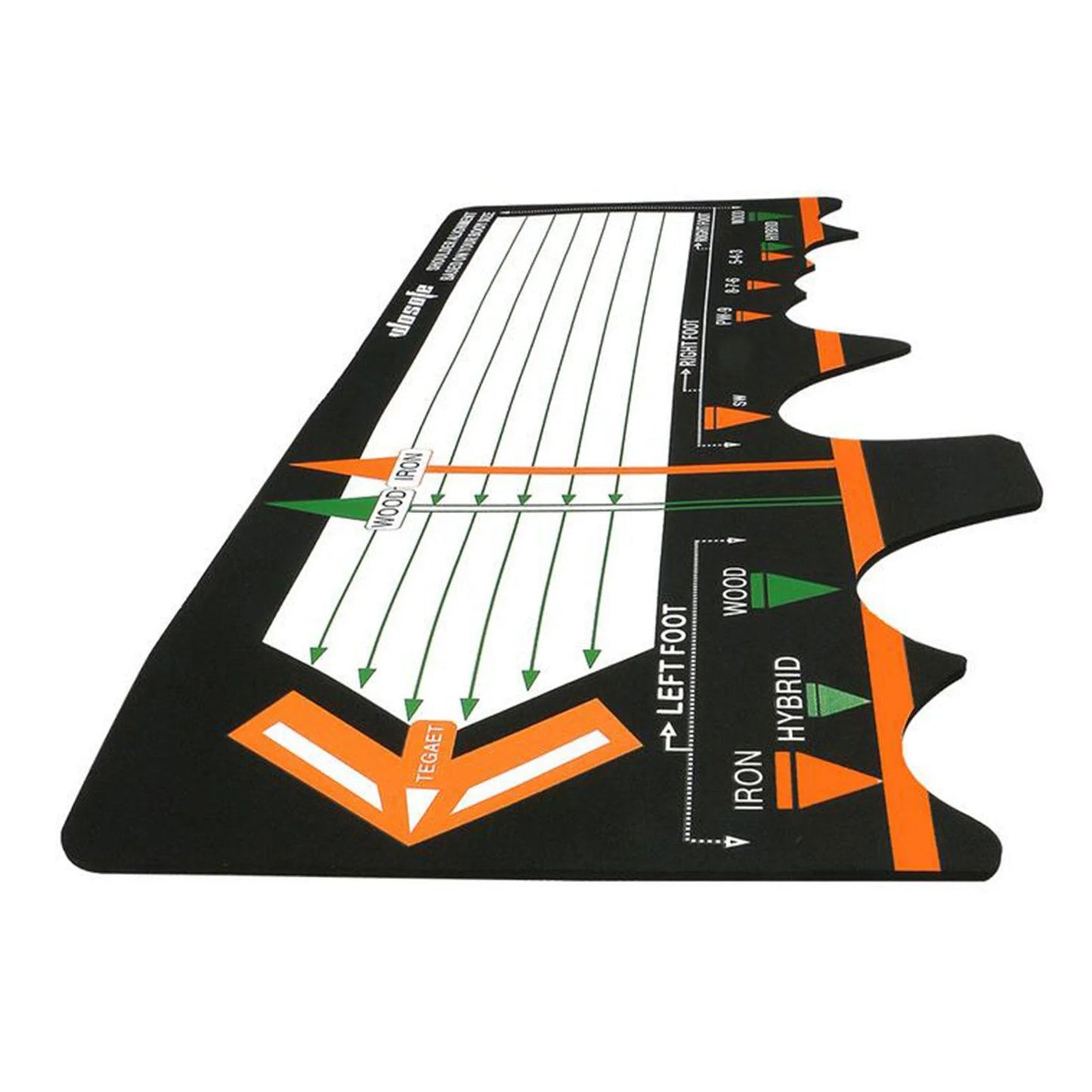 Golf Training Mat, Golf Swing S, Golf Training Aid Pad, Board Swing Trainer for Indoor Outdoor Mat Practice Golfing Gift