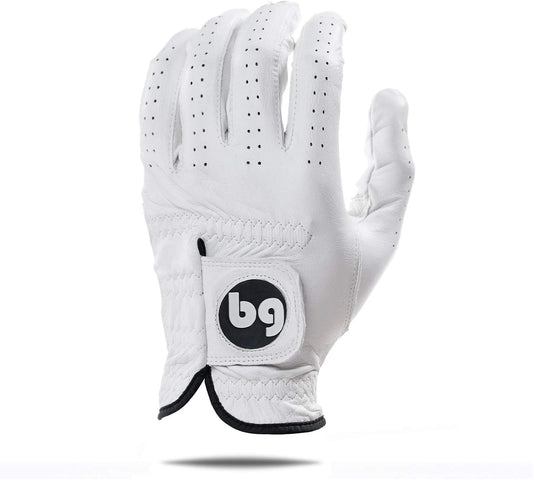 Bender - Mens Golf Glove, Durable Leather Golf Gloves, Unique Golf Gloves