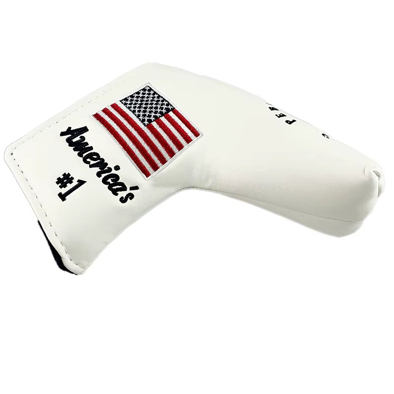 Golf Headcovers for Putter Customized Headcover Synthetic Leather Golf Mallet Head Cover Putter Cover