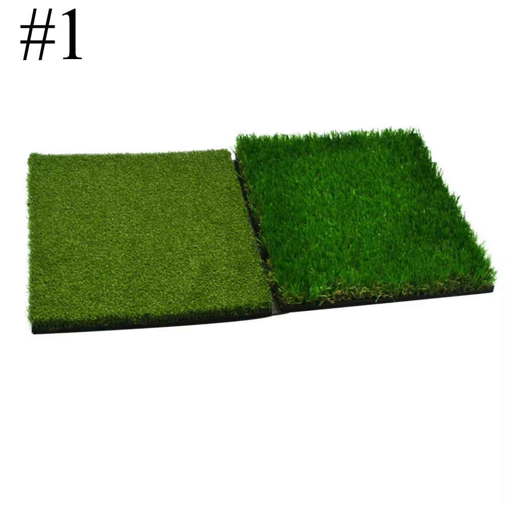 1Pcs Golf Hitting Mat 3 Grasses Golf Training Aids Indoor Outdoor Tri-Turf Golf Hitting Grass Golf Mats for Indoor Backyard