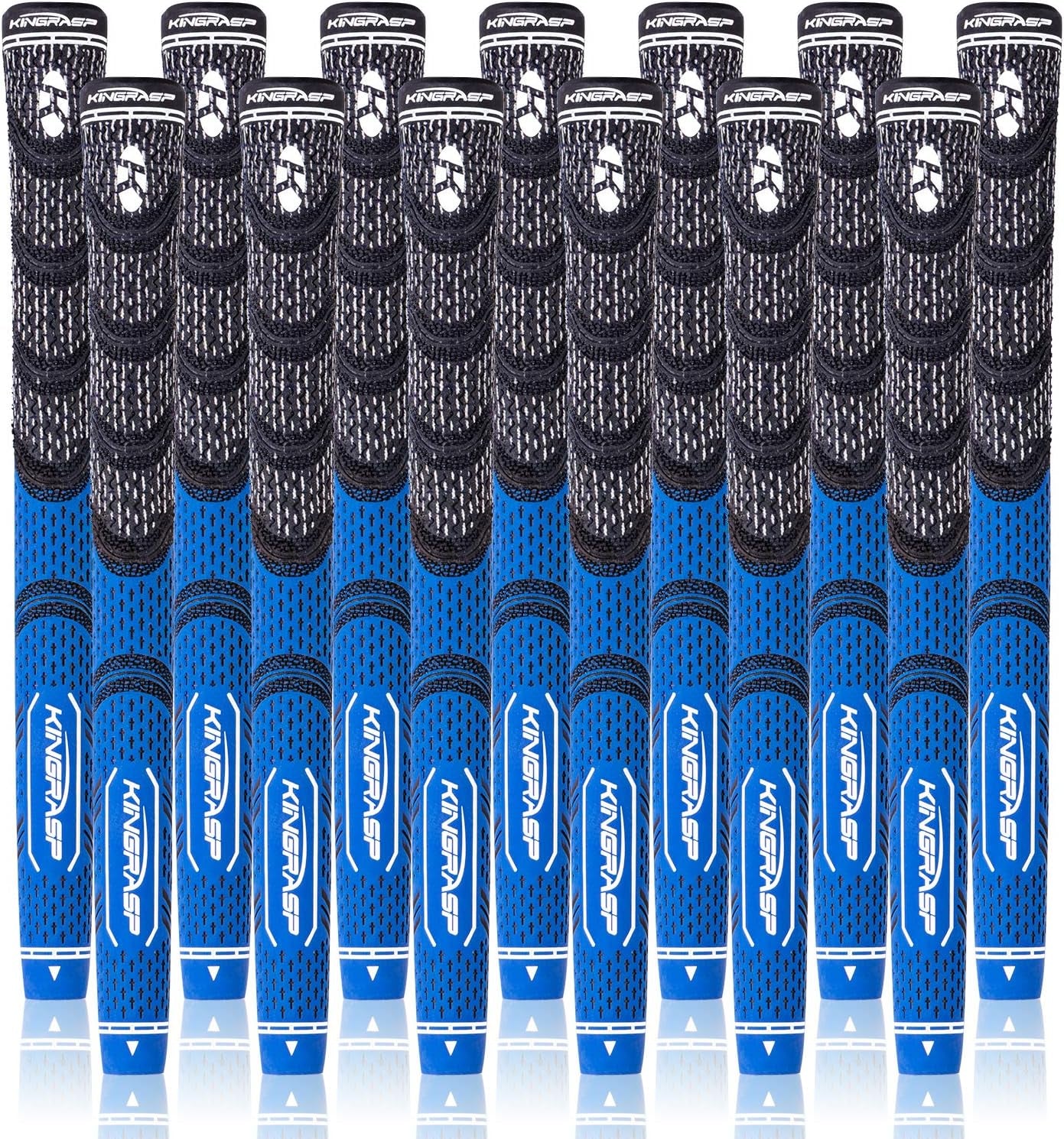 KINGRASP Golf Grips, Standard/Midsize, Golf Grips Set of 13(Free 13 Tapes), Anti-Slip Rubber Golf Club Grips, 8Colors Optional