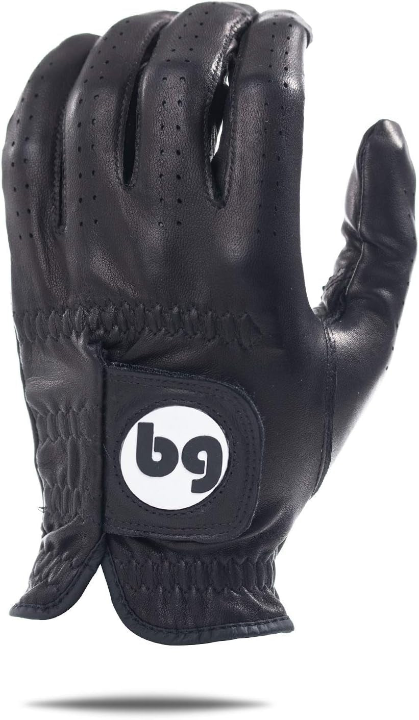 Bender - Mens Golf Glove, Durable Leather Golf Gloves, Unique Golf Gloves