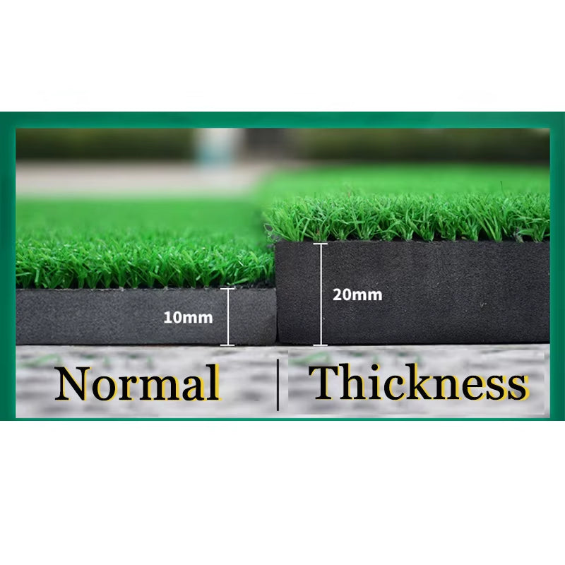 Golf Mats Practice Hitting Mat Golf Swing Trainer Training Turf Mat with Rubber Tee Holder 1.5M*1.5M/1.5M*1.0M Etc.