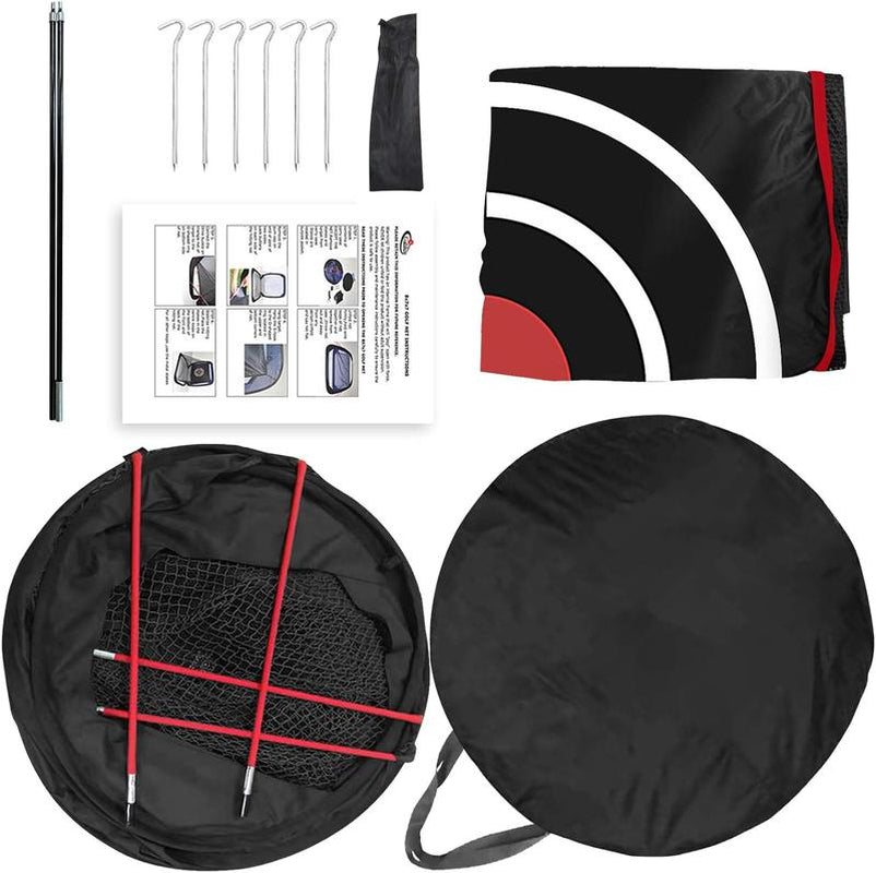 Golf Practice Hitting Nets for Backyard Driving Indoor Use Heavy Duty Practice Golf Driving Nets for Backyard Premium Portable Golf Impact Nets Cages with Frame and Net for Men