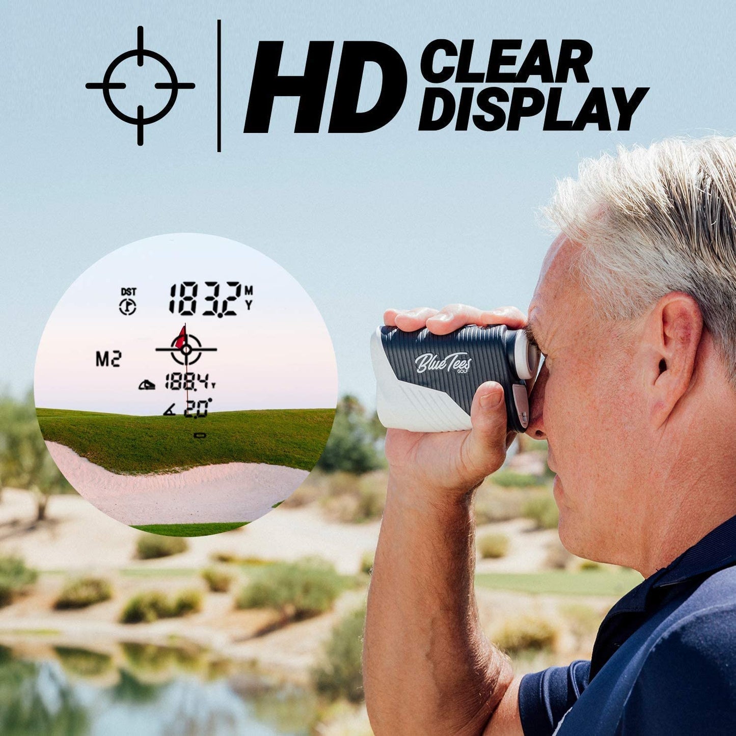 Series 2 Pro Slope Laser Rangefinder for Golf 800 Yards Range - Slope Measurement, Flag Lock with Pulse Vibration, 6X Magnification