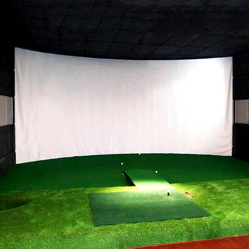 300X300Cm Home Gym Indoor Golf Simulator for Golf Ball Target Training Display Practice Screens Impact Screen Sensor