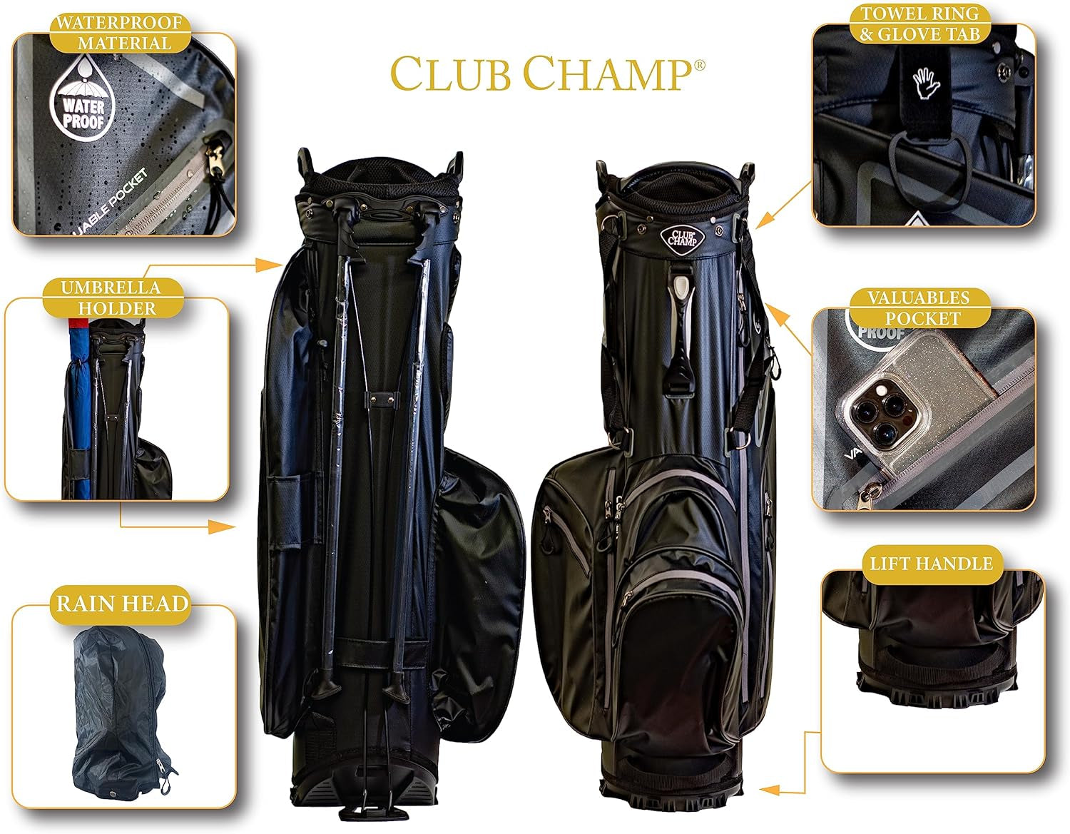 Waterproof Stand Golf Bag