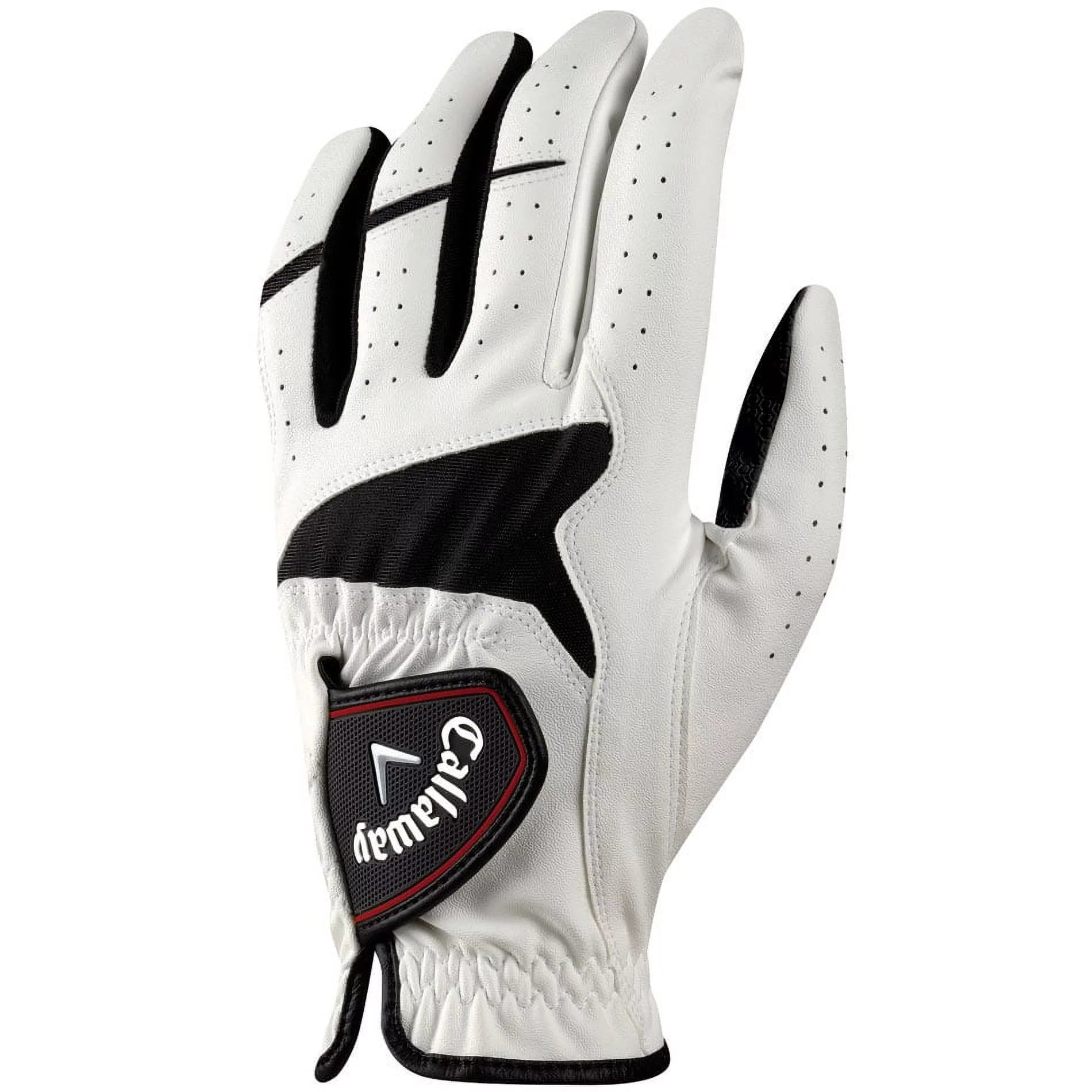 Callaway XXT Xtreme Golf Glove, 2 Pack, White (Worn on Left Hand)