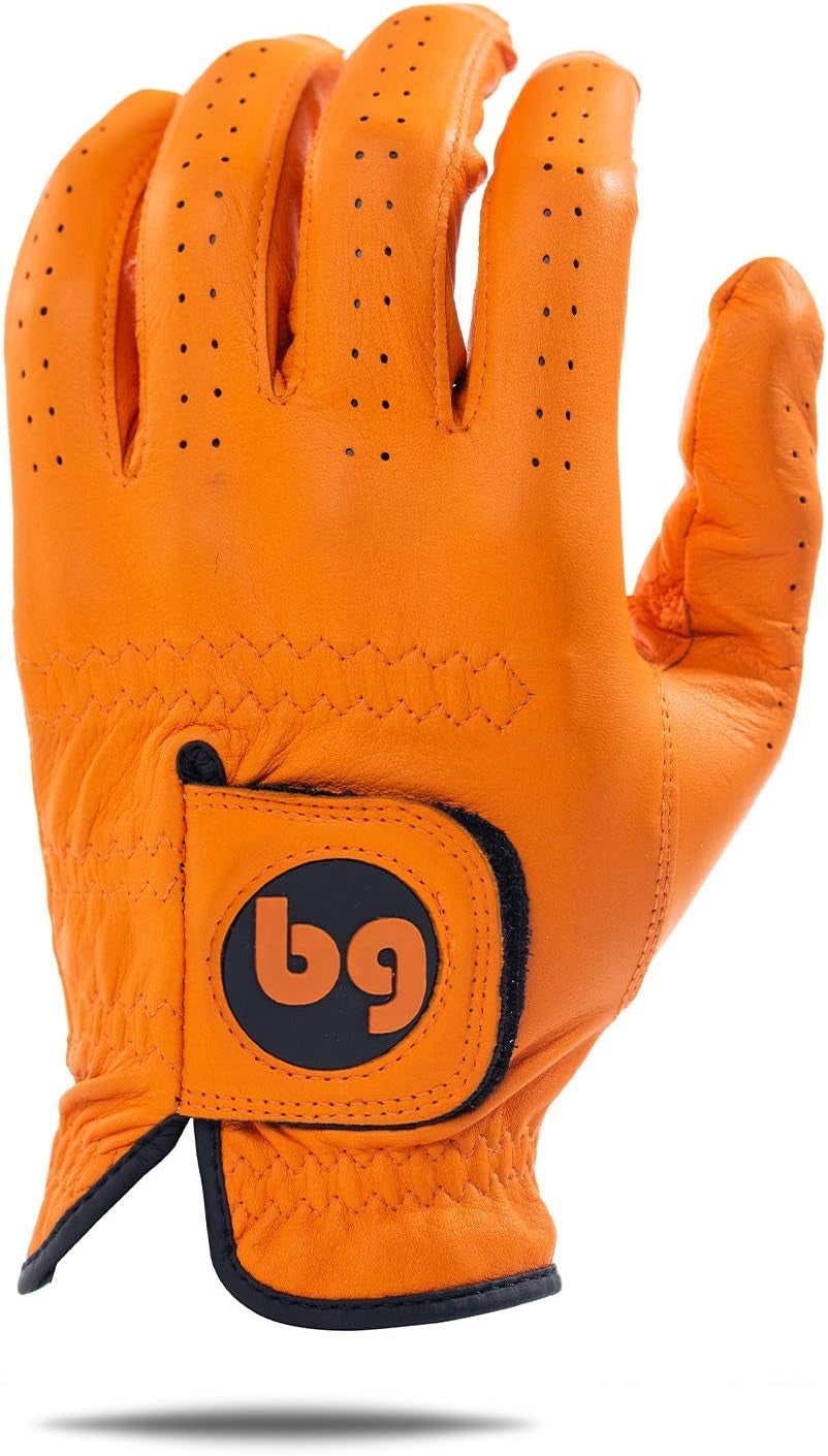 Bender - Mens Golf Glove, Durable Leather Golf Gloves, Unique Golf Gloves