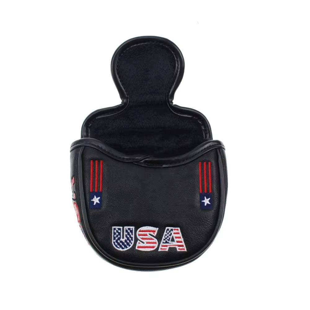 Golf USA America Mallet Putter Cover Headcover for Odyssey with Smart Design and Perfect Quality Head Protector Golf