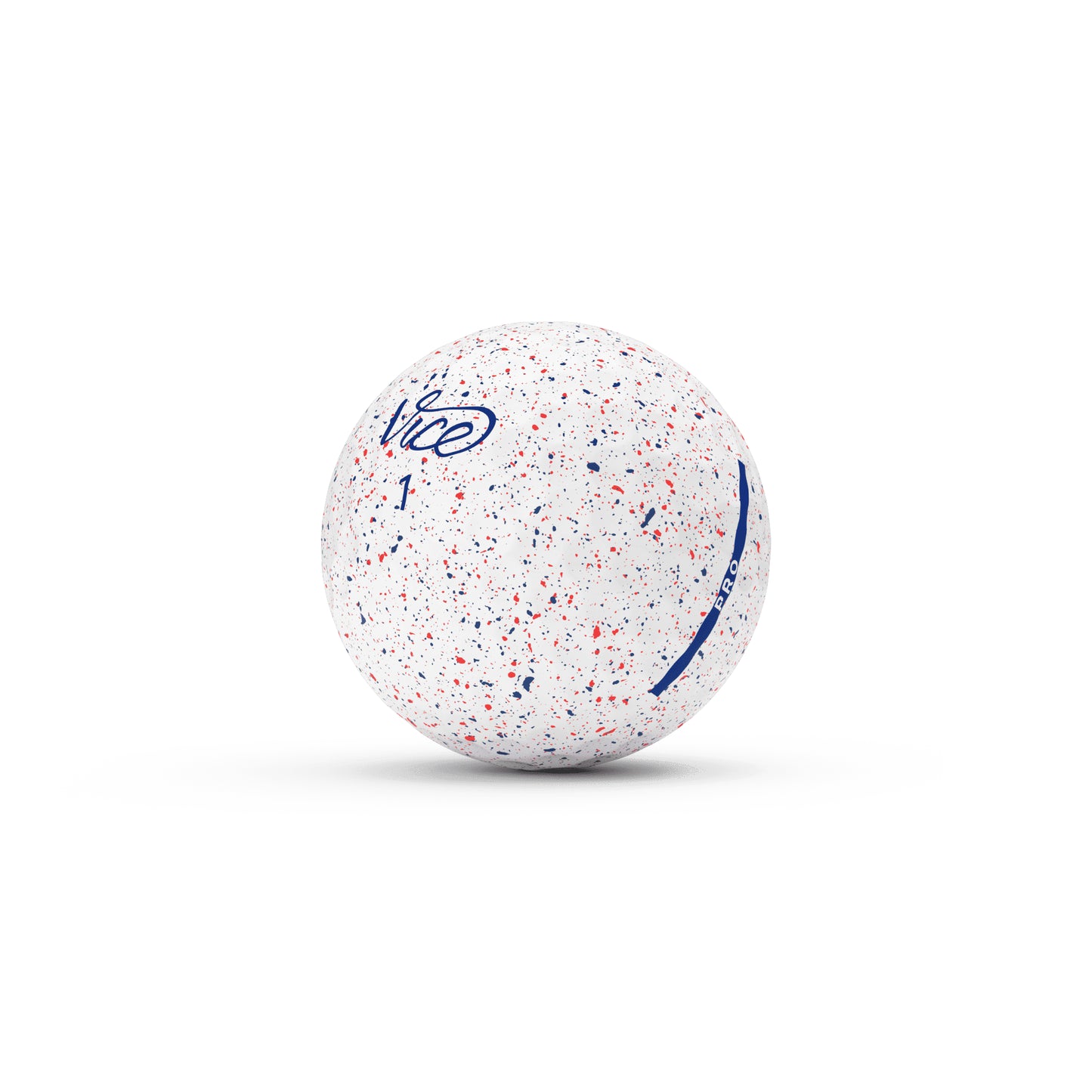 Pro Red & Blue Drip Golf Balls - 1 Dozen